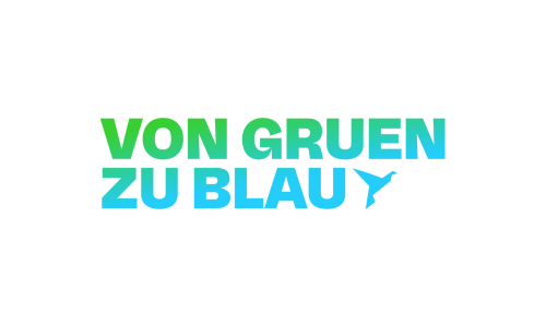 Von Grün zu Blau